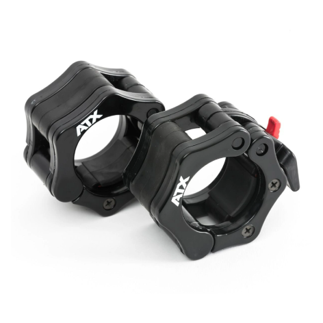 Pack ATX - Barre de musculation olympique 220 cm chromée avec colliers de serrage et 107.5 kg de poids - vue 3