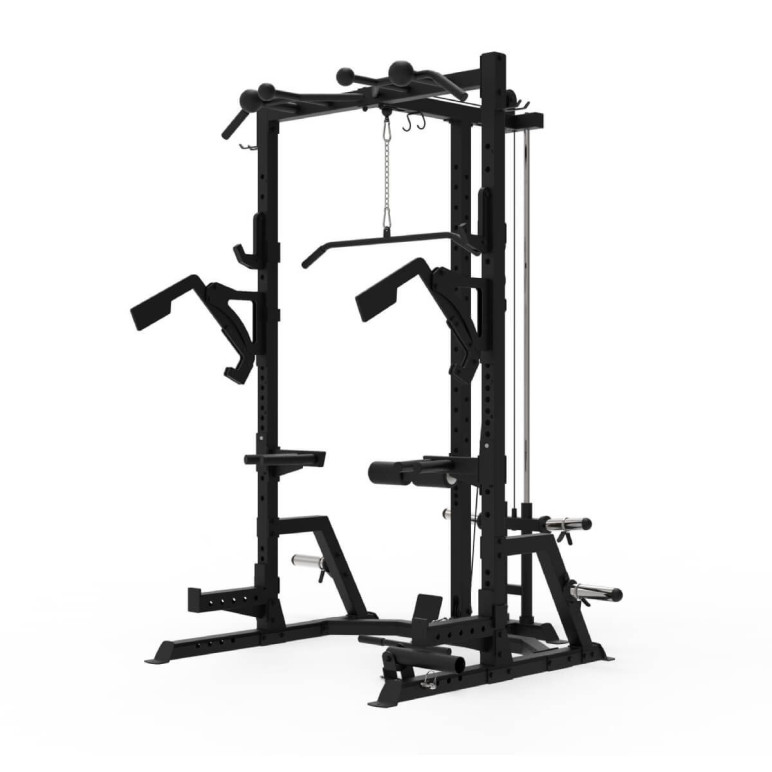 rack à squat multi-équipé de musculation pour homegym