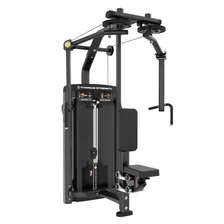 machine pec deck combo rear deltoïdes à charge guidée