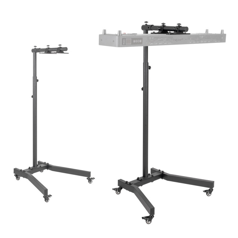 Support réglable sur roulettes pour panneaux de luminothérapie