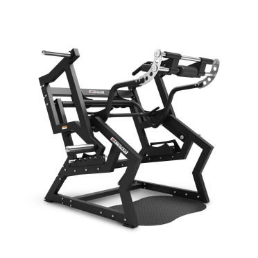 Plate loaded power squat machine de qualité professionnelle à capacité de charge 250 kg - Homegym et salle pro