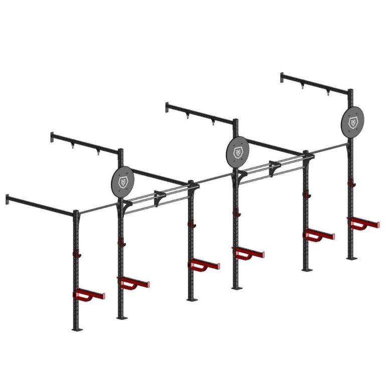 Grande plateforme rig de cross-training Titanium Strength 3 modules
