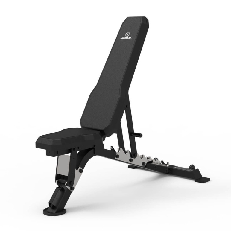 Banc de Muscualtion Professionnel Multi-Réglable - Capacité de charge 500 kg - Elite Series Titanium Strength