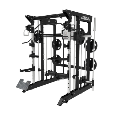 Smith Machine de musculation ultra-complète avec accessoires divers