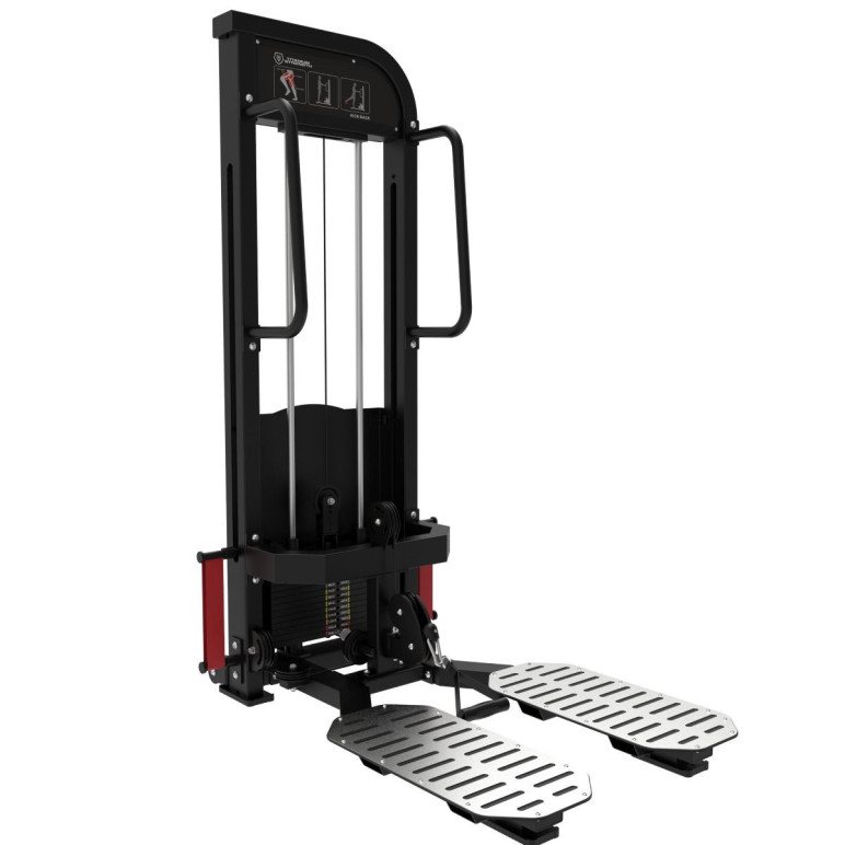 Machine de musculation à charge guidée pour les fessiers