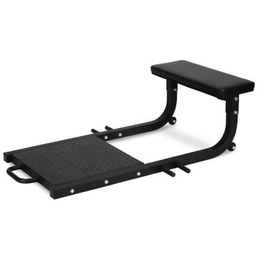Banc de hip trust Titanium Strength 140HT pour entraînements des fessiers - 4 crochets pour bandes de résistance