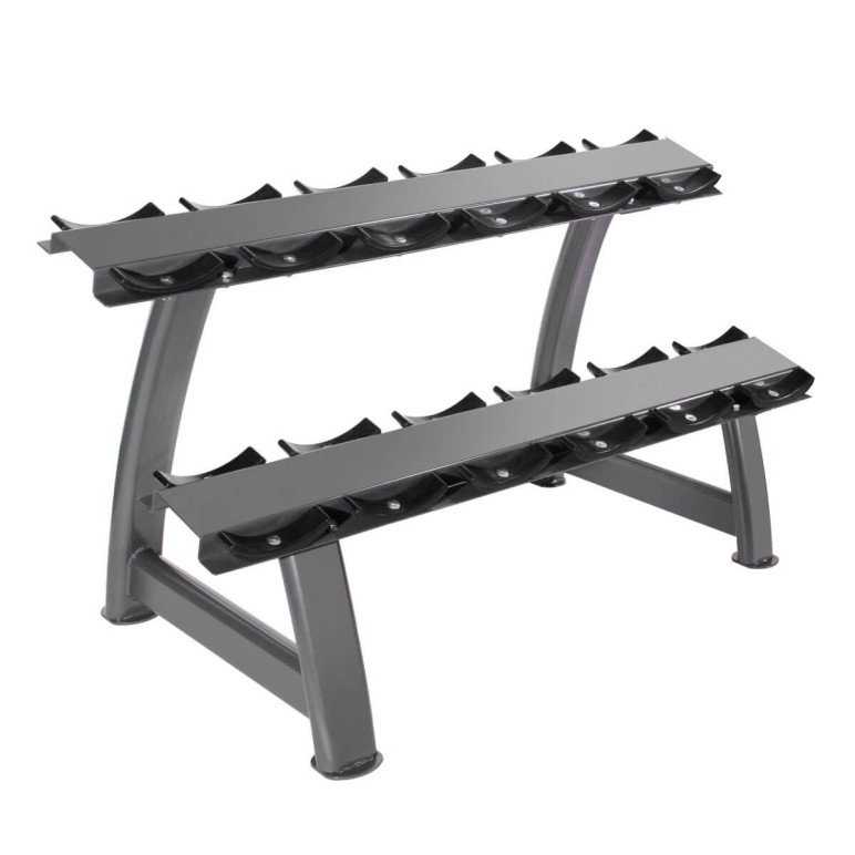 RACK D'HALTÈRES AVEC SUPPORTS (6 paires)