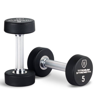 Haltères ronds en polyuréthane