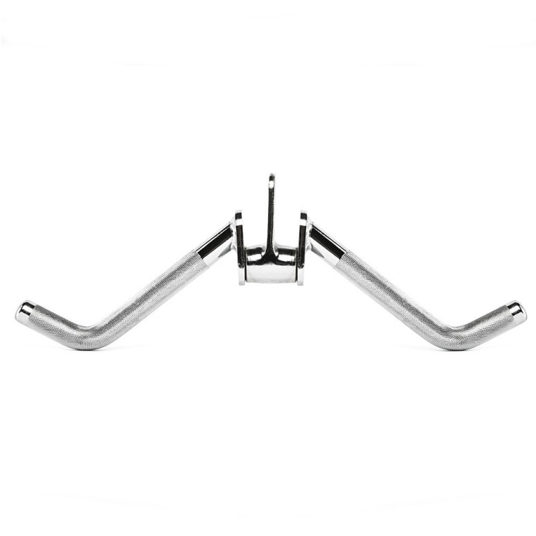 Barre 50 cm en V courbée pour training biceps et triceps