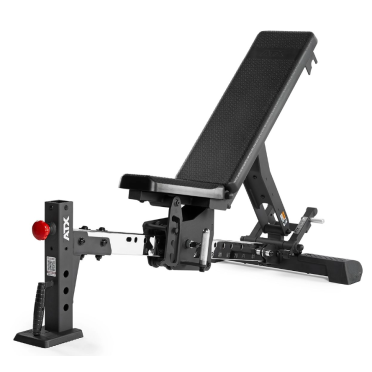 Banc de musculation avec support pour options avant et arrière - Sellerie ergonomique en polyuréthane avec capacité de 500 kg