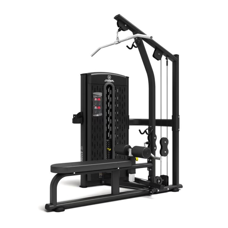 Station à poulie haute et basse à charge guidée