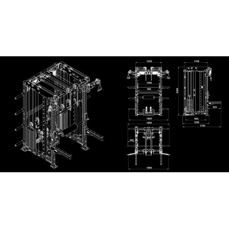 Rack à squat multi-équipé ATX - vue 19