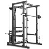 Power rack àà squat ATX avec option barre guidée et poulie à charge libre - vue 3
