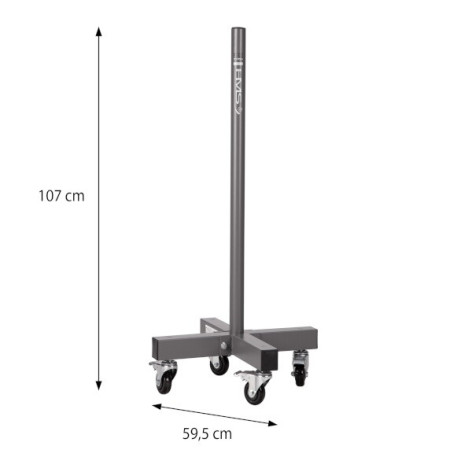 Support de stockage pour disques de poids olympiques 50 mm avec capacité de 200 kg de charge - vue 6