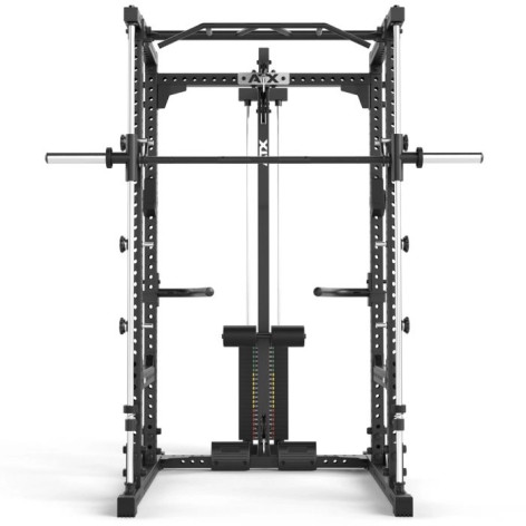 power rack atx avec poulie à charge guidée et option multipresse - vue 5
