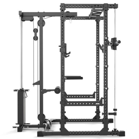 power rack atx avec poulie à charge guidée et option multipresse - vue 8