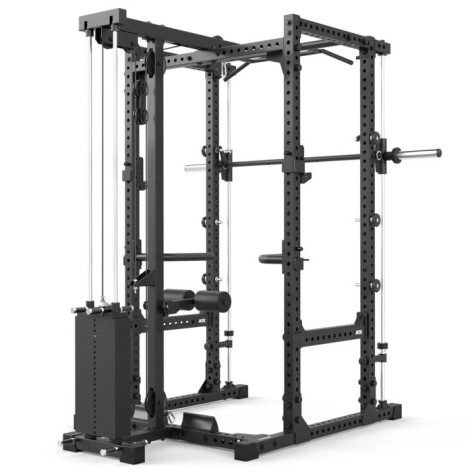 power rack atx avec poulie à charge guidée et option multipresse - vue 10