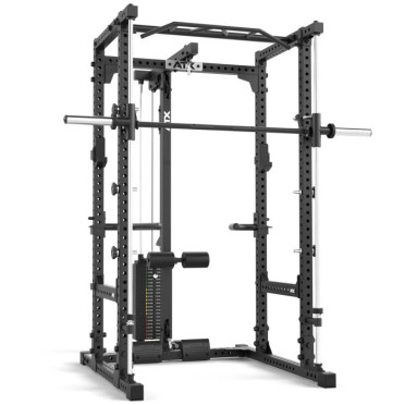 power rack atx avec poulie à charge guidée et option multipresse
