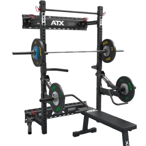 Half rack à squat avec rails de fixation ATX - vue 4