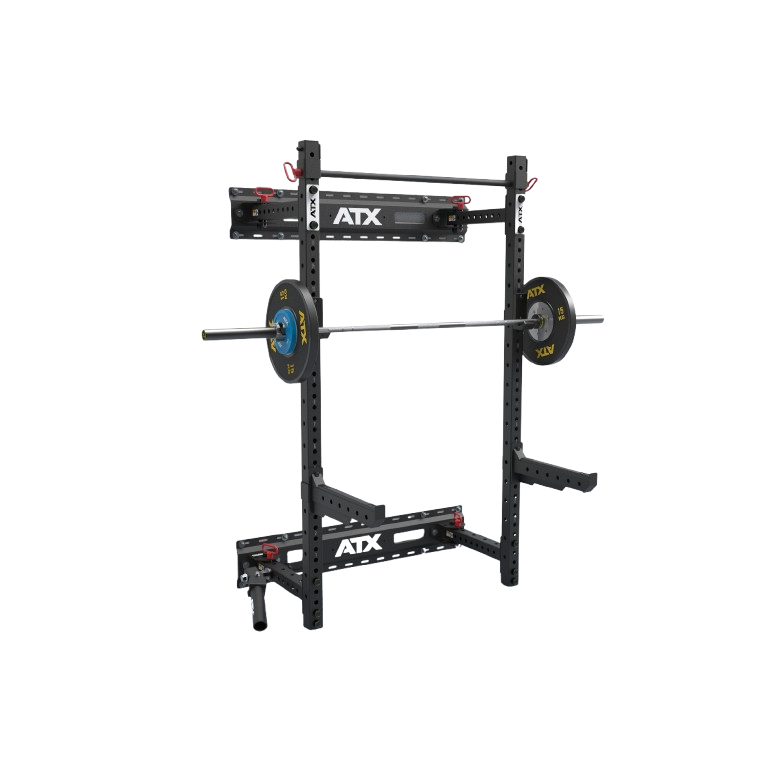 Half rack à squat avec rails de fixation ATX