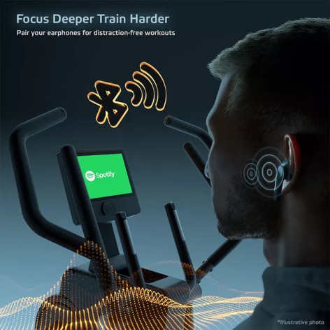 Vélo elliptique de cardio-training ultra-puissant de qualité semi-pro - vue 11