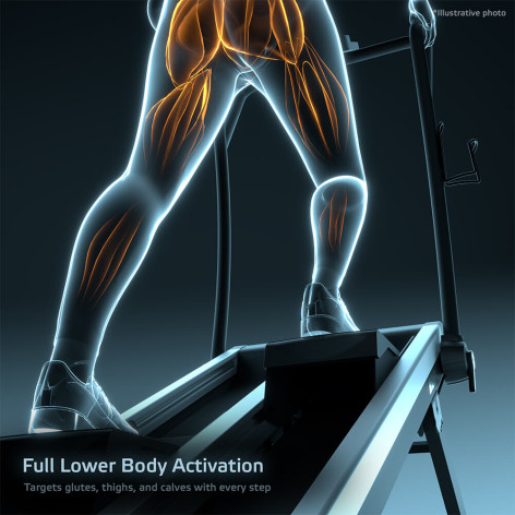 Climber Step pour Home-Gym ultra compact et pliable avec 16 niveaux de réglages - Stepper ZenPeak 30 - vue 11