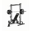 Pack smith machine et banc de musculation avec disques de poids pour home gym
