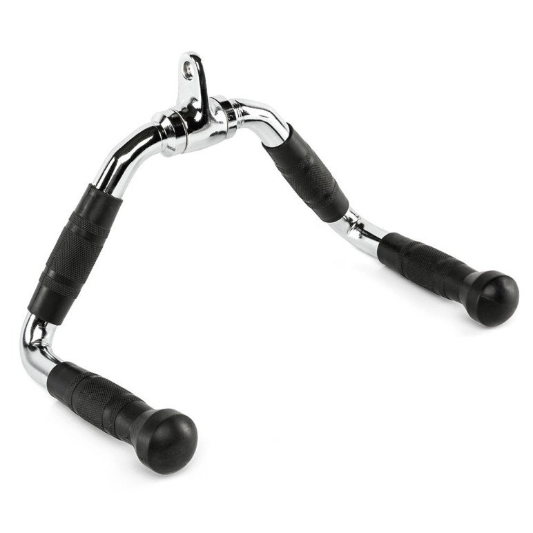 Poignée de tirage pour le dos avec revêtement en caoutchouc