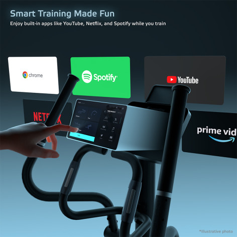 Vélo elliptique connecté