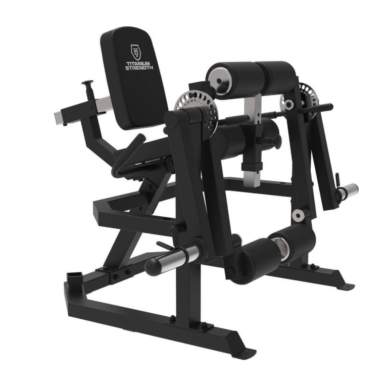 Banc unilatéral leg curl combo leg extension à charge libre