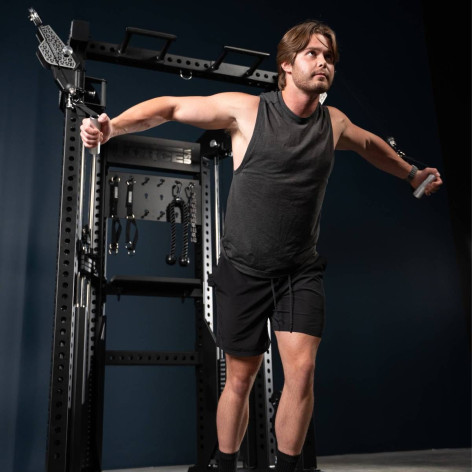 Rack de musculation robuste pour entraînements intenses