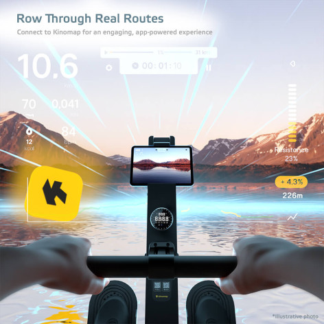 Rameur pliable de cardio