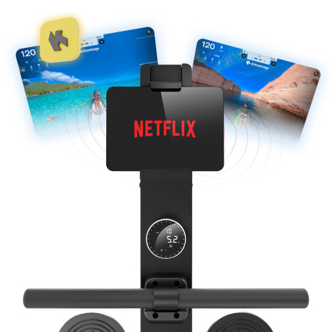 Rameur avec 32 niveaux de résistance