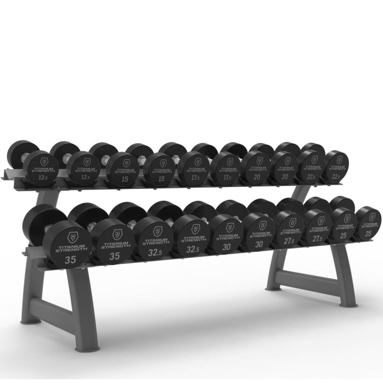 Set d'haltères ronds en PU