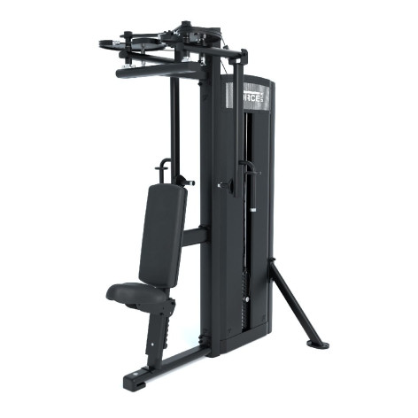 Station à charge guidée pour travailler pectoraux et deltoïdes postérieurs