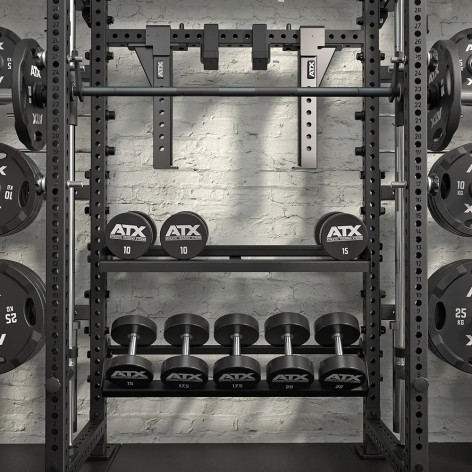 Rack ATX avec poulies et rangement d’accessoires