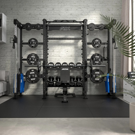 Poste à poulies croisées ATX avec structure robuste