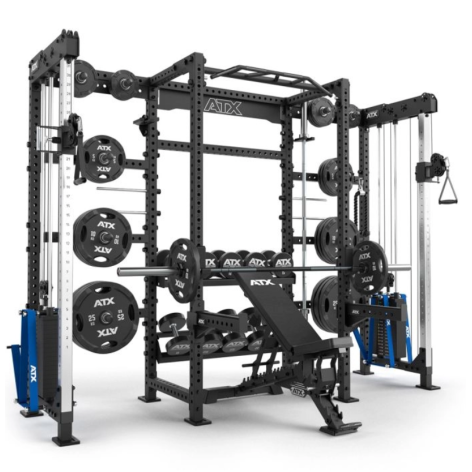 Rack de musculation ATX avec double poulie guidée