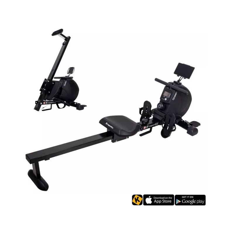 Rameur magnétique OCEAN 8 niveaux de résistance avec écran LCD