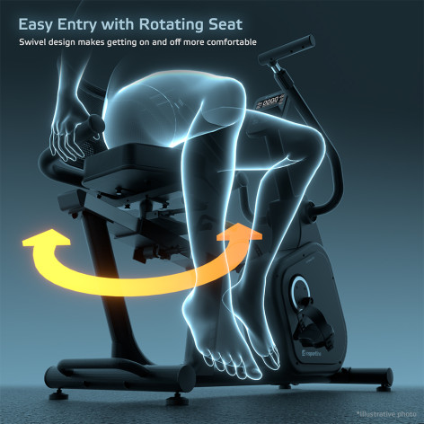 Vélo couché indoor