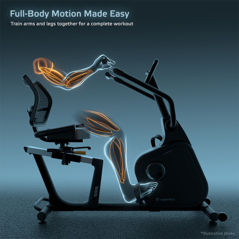 Vélo de fitness couché