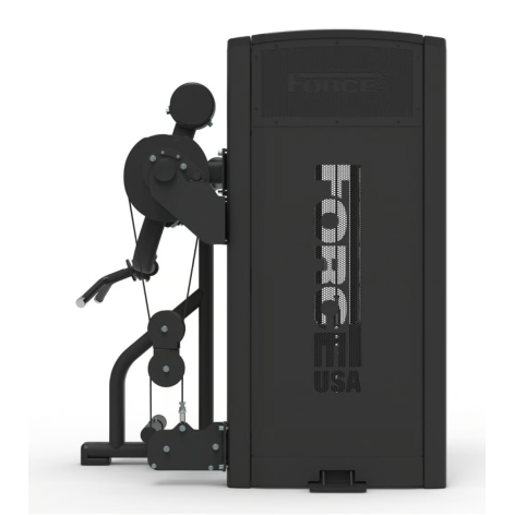 Station triceps et biceps réglable