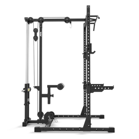 Station de tirage avec repose-jambes réglable