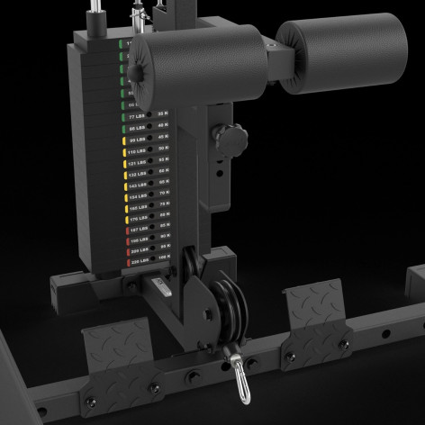 Poste à poulie ATX compatible Half Rack HRX-510