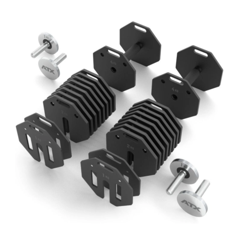 Paire d'halteres reglables