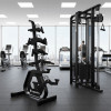 Rack de stockage vertical pour accessoires de musculation