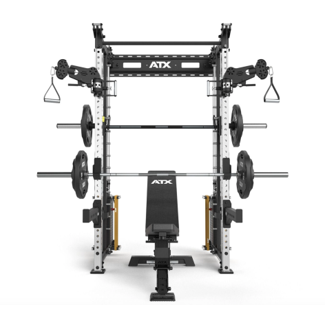 ATX Half Rack avec barre guidée et accessoires inclus