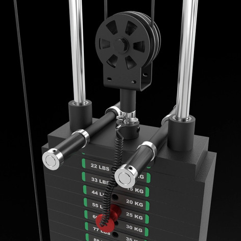 ATX Half Rack pour un entraînement sécurisé à domicile