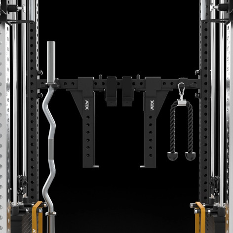 Rack à squat avec support de rangement pour accessoires