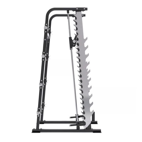 Smith machine half rack
